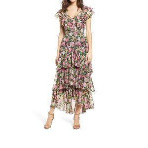 Wayf Chelsea Tiered Ruffle Maxi Dress